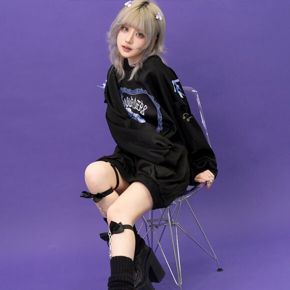 ACDC RAG - Love Punk Rebellious Oversized Pullover - Picture 5 of 8